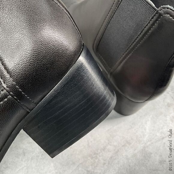 RAG & BONE WALKER LEATHER CHELSEA ANKLE BOOTS IN BLACK SIZE 8 WOMEN’S NEW IN BOX - Picture 10 of 16